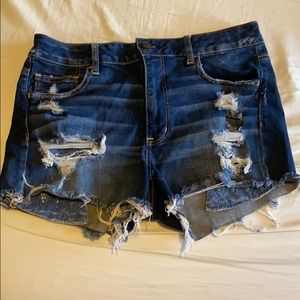 American Eagle Size 14 Distressed Shorts